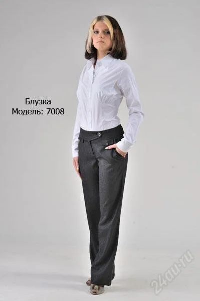 Лот: 1516313. Фото: 1. Белая блузка, хлопок, р-р 46. Блузы, рубашки, водолазки