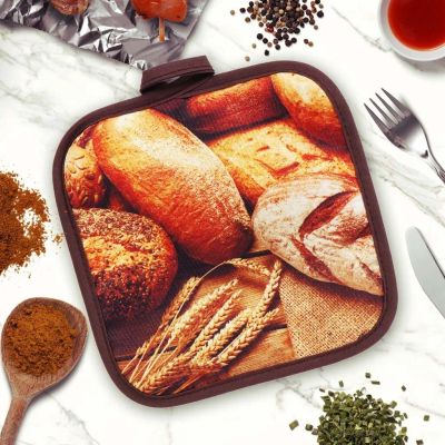 Лот: 24870651. Фото: 1. Прихватка 18х18 см, 100% полиэстер... Кухонные аксессуары