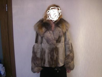 Лот: 10713176. Фото: 1. Шуба из меха бобра с воротником... Верхняя одежда