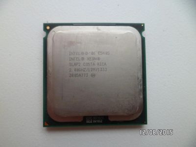 Лот: 5998787. Фото: 1. intel xeon e5405, 4 ядра, с адаптером... Процессоры