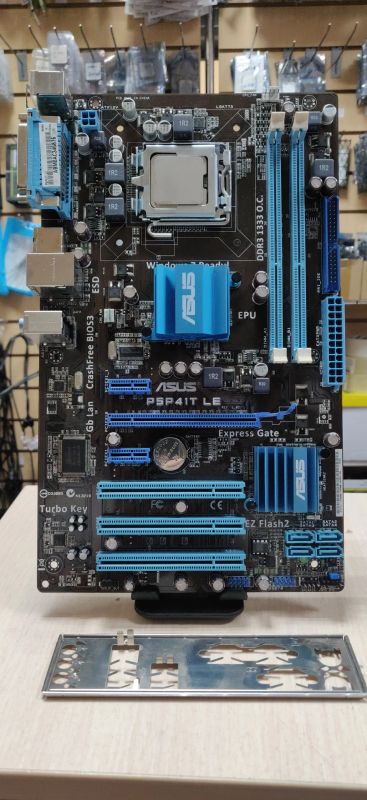 Лот: 21734335. Фото: 1. Материнская плата ASUS P5P41T... Материнские платы
