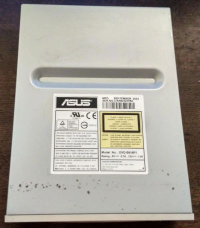 Лот: 10290734. Фото: 1. Привод DVD-ROM ASUS, состояние... Приводы CD, DVD, BR, FDD