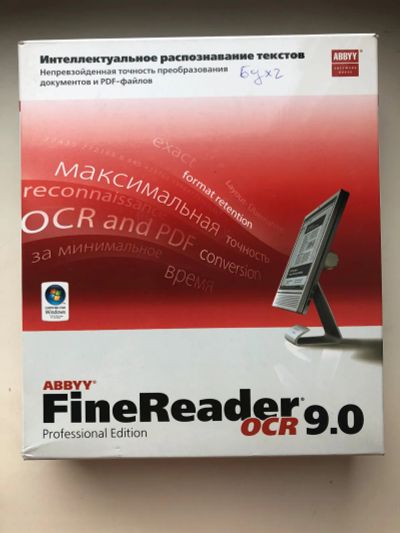 Лот: 25647478. Фото: 1. ABBYY FineReader OCR 9.0 Professional... Офисные и специальные (CADы)