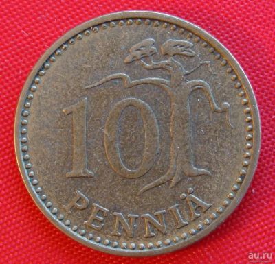 Лот: 1588652. Фото: 1. (№702) 10 пенни 1971 (Финляндия... Европа