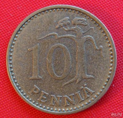 Лот: 1588652. Фото: 1. (№702-6/LF) 10 пенни 1971 (Финляндия... Европа
