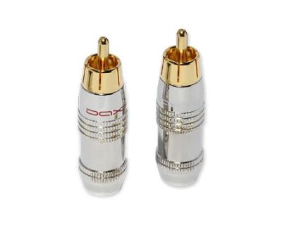 Лот: 17254957. Фото: 1. RCA коннектор DAXX T95 папа/белый. Аксессуары для автозвука