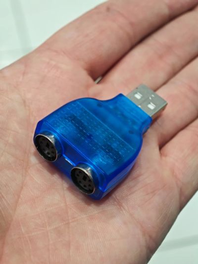 Лот: 25321782. Фото: 1. Переходник USB to PS2. Шлейфы, кабели, переходники