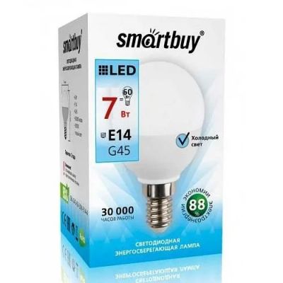 Лот: 8083290. Фото: 1. Лампа светодиодная Smartbuy P45... Другое освещение