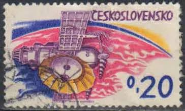 Лот: 21507613. Фото: 1. 1973. Чехословакия. День космонавтики... Марки