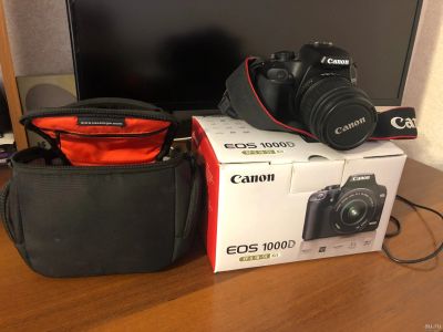 Лот: 13139558. Фото: 1. Canon EOS 1000D. Цифровые зеркальные