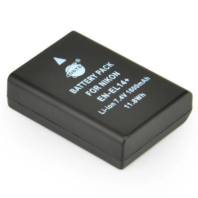 Лот: 7783672. Фото: 1. Аккумулятор DSTE EN-EL14+ 1600mAh... Аккумуляторы, зарядные