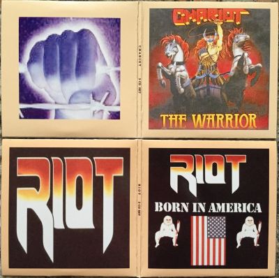 Лот: 19607817. Фото: 1. 3CD "Chariot" + 3CD "Riot" (Heavy... Аудиозаписи