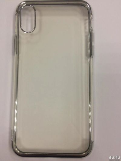 Лот: 12993367. Фото: 1. Чехол iPhone X/ XS Силикон Прозрачный... Чехлы, бамперы