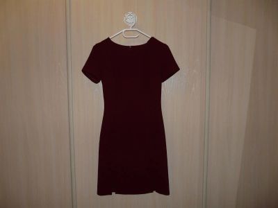 Лот: 3651566. Фото: 1. Платье бордовое р.42 (повторно... Платья