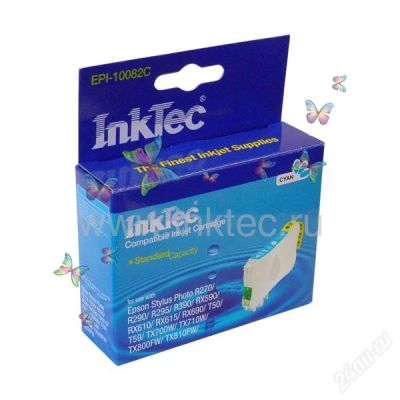 Лот: 2245322. Фото: 1. Картридж InkTec T0822 для Epson... Картриджи, расходные материалы
