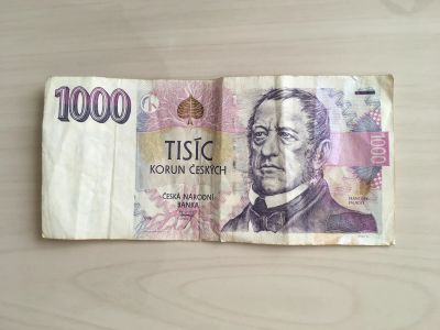 Лот: 20269398. Фото: 1. Банкнота 1000 чешских крон (1996... Европа