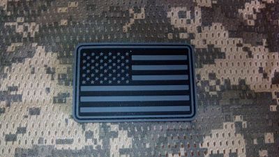 Лот: 5464268. Фото: 1. Нашивка на липучке "Флаг США... Нашивки, шевроны, погоны