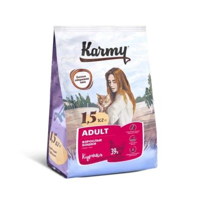 Лот: 13232949. Фото: 1. Корм для кошки Karmy Adult (Карми... Корма