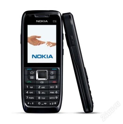 Лот: 1434385. Фото: 1. сотовый телефон nokia e51 black... Смартфоны