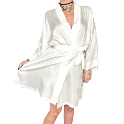 Лот: 24933254. Фото: 1. Халат кимоно мини Balimena Cream... Домашняя одежда