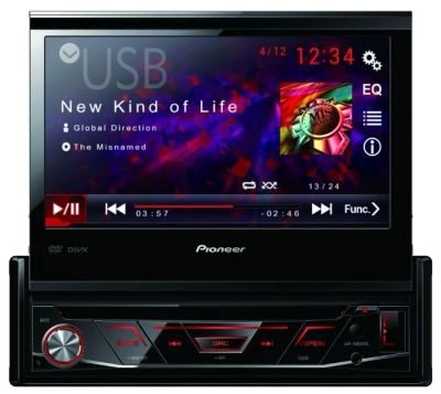 Лот: 8113476. Фото: 1. Автомагнитола Pioneer AVH-3800DVD... Автомагнитолы
