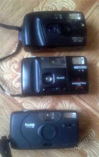 Лот: 1910396. Фото: 1. три пленочных фотоаппарата с рубля... Плёночные компактные