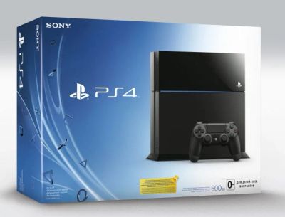 Лот: 3754660. Фото: 1. PS4 500GB A CUH-1008A/B01 ростест... Игровые приставки, консоли
