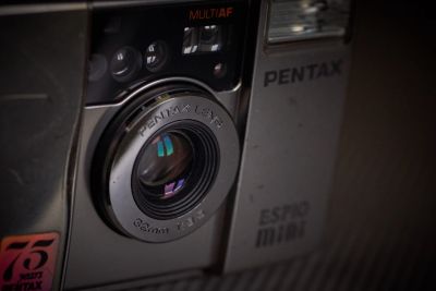 Лот: 13996926. Фото: 1. Pentax Espio Mini. Плёночные компактные
