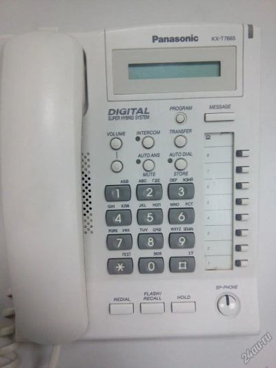 Лот: 7163175. Фото: 1. Телефон Panasonic KX-T7665. Проводные телефоны