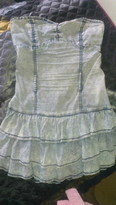 Лот: 3121923. Фото: 1. Сарафан под джинсу 44. Платья