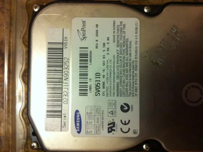 Лот: 5243141. Фото: 1. Жесткий диск SaMSUNG SV0511D 5Gb. Жёсткие диски (HDD)