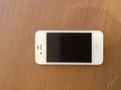 Лот: 2360472. Фото: 1. iPhone 4 white белый sim free... Смартфоны