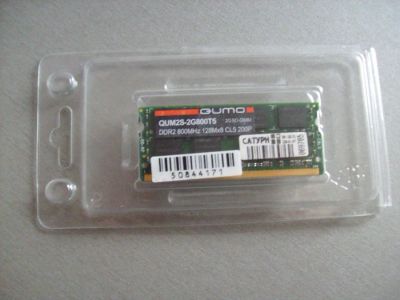 Лот: 3222657. Фото: 1. Оперативная память 2Gb Qumo DDR2-800... Оперативная память