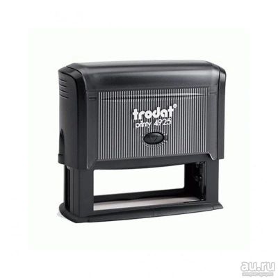 Лот: 14020341. Фото: 1. Trodat 4925 (82х25 мм) цвет черный... Печати, штампы, оснастки