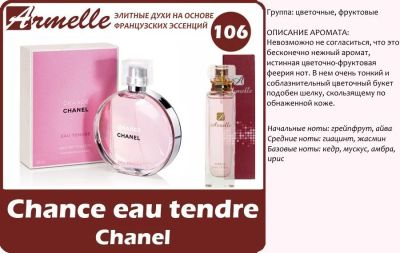 Лот: 8652063. Фото: 1. Chanel Chance Eau Tendre. Женская парфюмерия