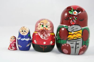Лот: 6033388. Фото: 1. Матрешка Маша и Медведь 4 в 1... Развивающие