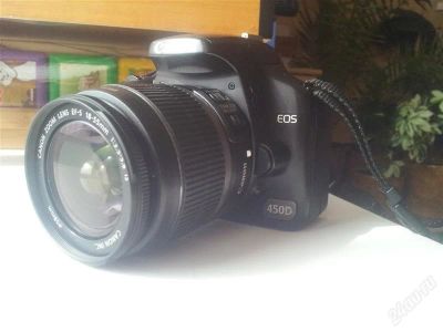 Лот: 2641011. Фото: 1. Canon 450d с объективом kit 18-55. Цифровые зеркальные