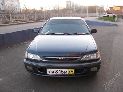 Лот: 606479. Фото: 1. Toyota Carina, 1996, цвет синий. Автомобили