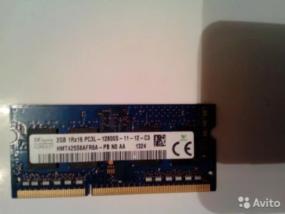 Лот: 5116178. Фото: 1. SK hynix 2GB 1Rx16 PC3L-12800S-11-12-C3. Оперативная память