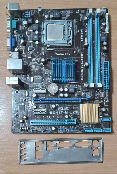 Лот: 23451365. Фото: 1. Материнская плата Asus P5G41T-M... Материнские платы
