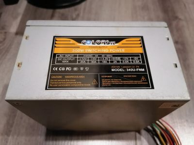 Лот: 16062660. Фото: 1. Блок питания: Colors IT ATX 300W... Корпуса, блоки питания