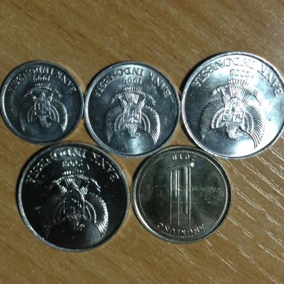 Лот: 6452694. Фото: 1. Набор монет Индонезия - 6шт... Азия