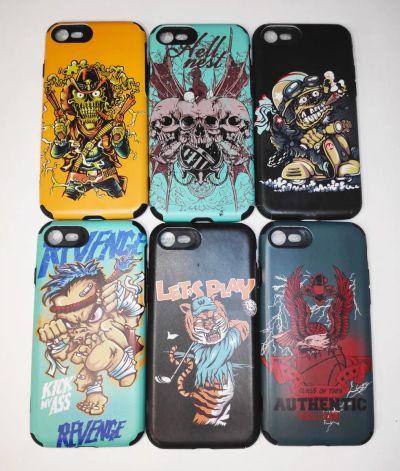 Лот: 22149399. Фото: 1. ЧЕХОЛ ДЛЯ iPHONE 7/8 TPU PRINT... Чехлы, бамперы