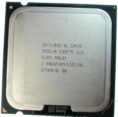 Лот: 5729704. Фото: 1. Intel core2duo E8400. Процессоры