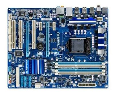 Лот: 16263665. Фото: 1. материнская плата Gigabyte ga-p55a-ud3... Материнские платы