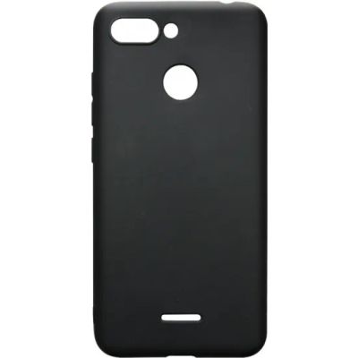Лот: 24074923. Фото: 1. Чехол Xiaomi Redmi 6 Силикон Черный... Чехлы, бамперы