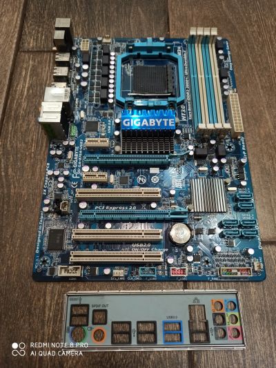 Лот: 15278058. Фото: 1. Материнская плата Gigabyte GA-870A-USB3... Материнские платы
