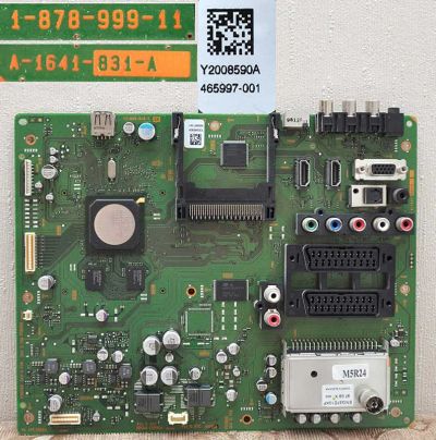 Лот: 6924134. Фото: 1. Майн 1-878-999-11 тв.Сони KDL-32S5600. Печатные платы