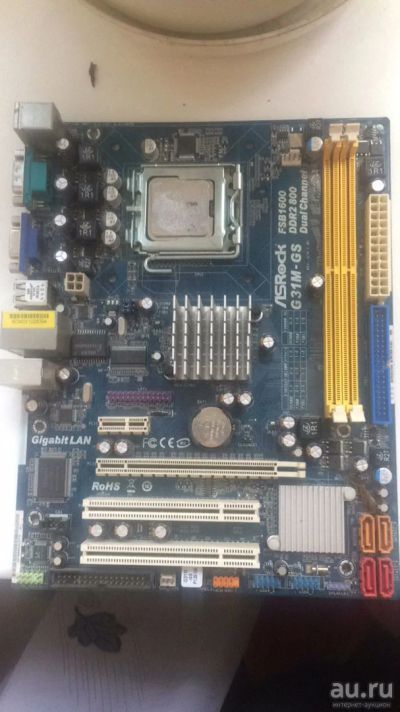 Лот: 13756691. Фото: 1. Asrock g31m-gs. Материнские платы