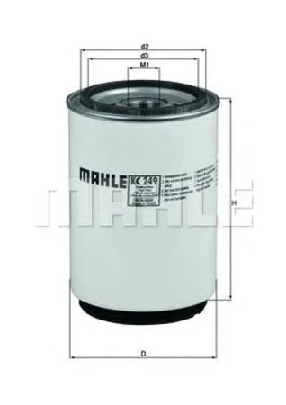 Лот: 18583079. Фото: 1. Фильтр топливный mahle kc 249d... Топливная система